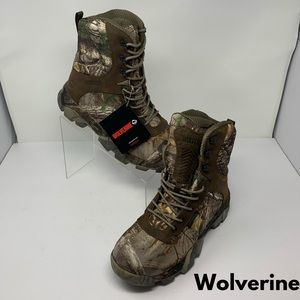 NWT Wolverine Camo Hunter Ankle Boots